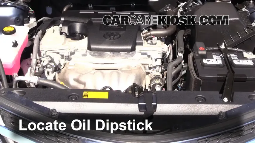 2013 Toyota RAV4 Limited 2.5L 4 Cyl. Oil Check Oil Level